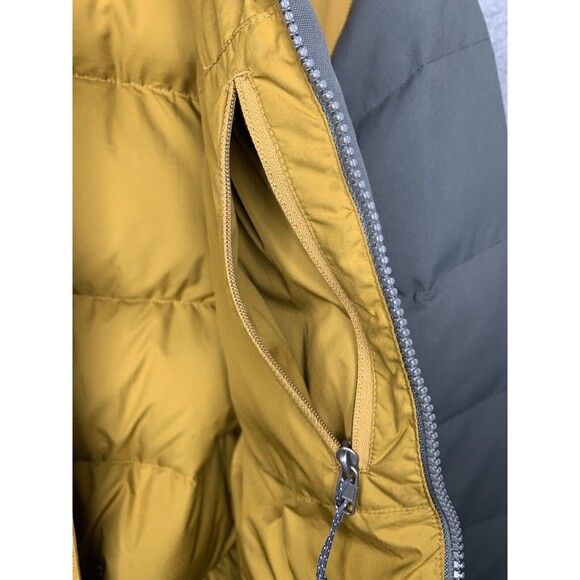 Patagonia Bivy Duck Down Jacket Mens Medium Puffer Coat 28322 Forge Grey Tan - Picture 11 of 16
